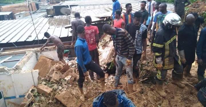 Attecoubé: L&rsquo;eboulement a fait 6 morts et 2 blessés