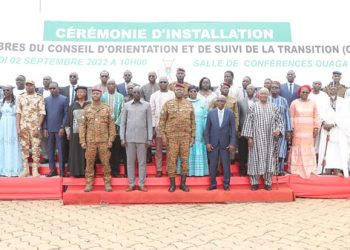Burkina: Les membres du Conseil d’orientation et de suivi de la Transition installés