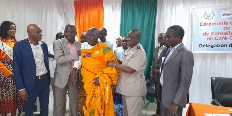 Haut-Sassandra : Le Préfet a installé le 6é DR de la faîtière des coopératives de Café-Cacao