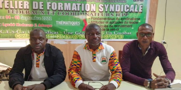 Syndicalisme: La CES-CI renforce les capacités de ses membres
