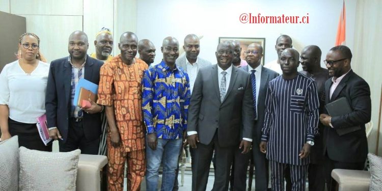 Fonds Covid-19: Adjoumani promet à Seydou Kiébré et ses camarades de résoudre le problème