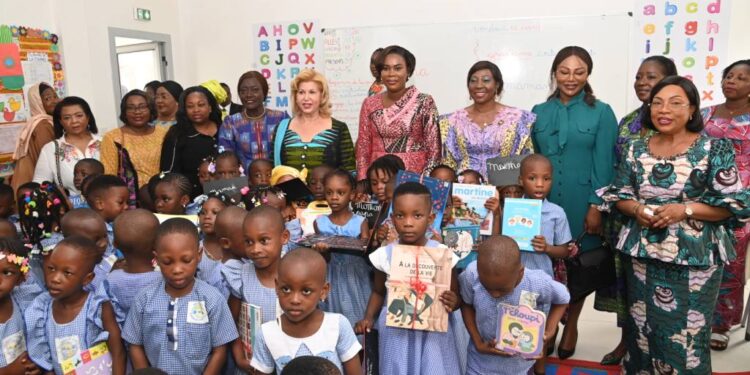 Côte d’Ivoire: La 1ère Dame du Gabon s’inspire du modèle du Groupe Scolaire d’Excellence Children Of Africa
