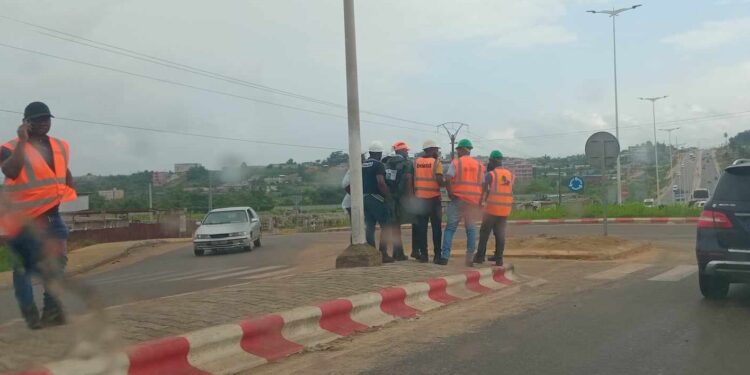 Réputé pour ses accidents : Des équipes du Bnetd  réévaluent la sureté du rond-point SAPH-Songon