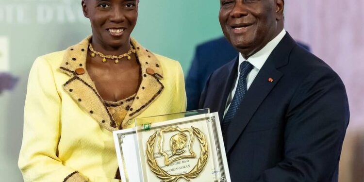 Côte d’Ivoire : Maria Dion-Gokan reçoit le Prix d&rsquo;excellence 2024 du meilleur ivoirien de la Diaspora
