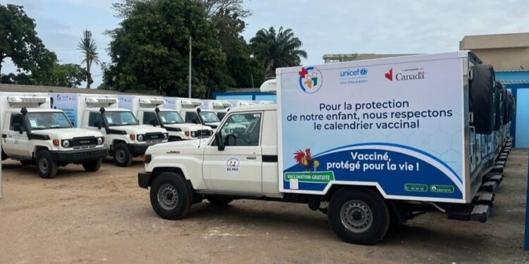Côte d’Ivoire : 15 districts sanitaires reçoivent du matériel roulant