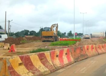 Songon : Travaux de modification du rond-point SAPH en raison des nombreux accidents