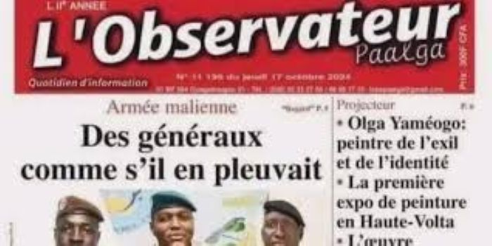 Burkina : L’Observateur Paalga sommé de s’expliquer devant le Conseil supérieur de la communication, après un article sur le Mali
