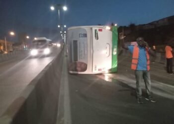 Abobo : Un bus SOTRA se renverse sur le pont de Macaci, une enquête ouverte