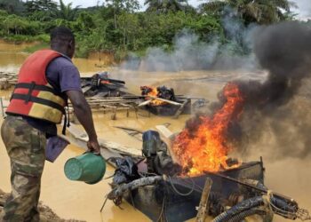 Côte d’Ivoire : Plusieurs sites d’orpaillage illégal déguerpis à Maféré
