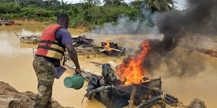 Côte d’Ivoire : Plusieurs sites d’orpaillage illégal déguerpis à Maféré