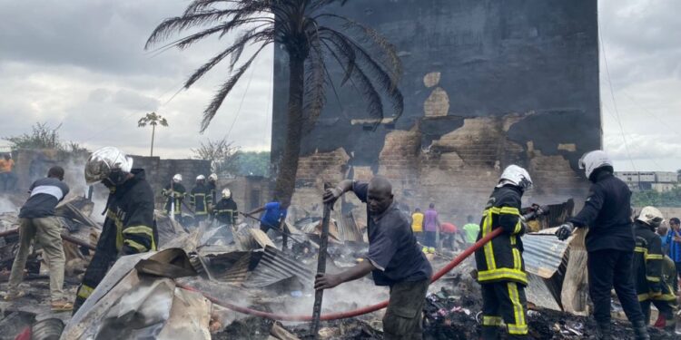 Yopougon : Plusieurs baraques ravagées par un incendie, de lourds dégâts matériels
