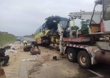 Toumodi : 3 morts et 40 blessés dans un grave accident sur l’Autoroute du Nord