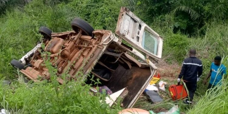 Dimbokro : Un mort et 27 blessés dans une sortie de route d’un «Massa»