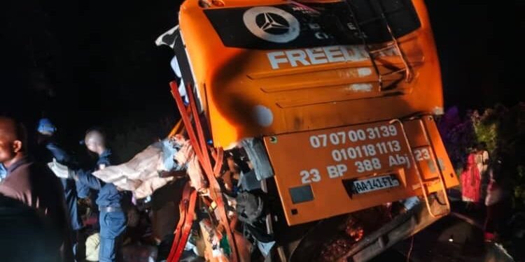 Axe Bangolo-Duékoué : Six morts et 33 blessés dans une collision entre cars