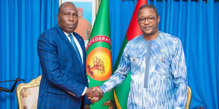 Diplomatie : La Coptac salue la rencontre entre les ministres Jean-Marie Traoré et Adama Dosso