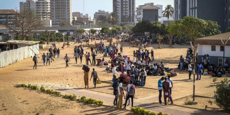 Sénégal : Des étudiants réclament le paiement de 13 mois d’arriérés de bourses