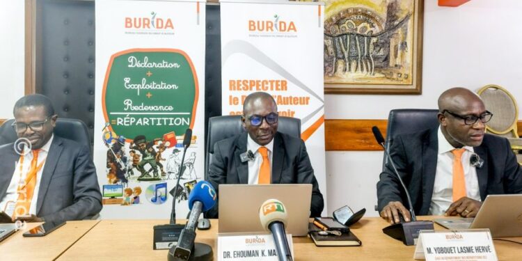BURIDA : Plus de 574 millions FCFA pour 3 292 artistes sociétaires