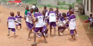 Apprentissage footballistique à l&rsquo;école coranique Sabilou Nadjah de Songon