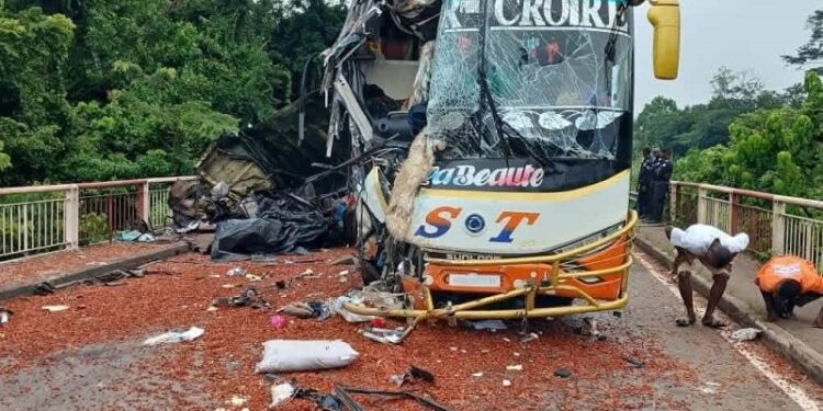 Axe Man-Danané : Plusieurs morts et blessés dans une collision entre deux cars