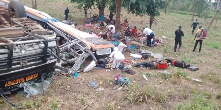 Axe Niakara-Katiola : 8 morts et 59 blessés après le renversement d’un car