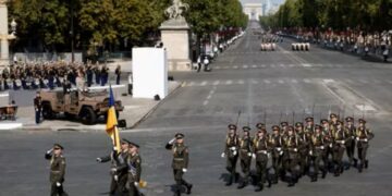 France : Démonstration de force pour le dernier 14 juillet d&rsquo;Emmanuel Macron à l&rsquo;Elysée