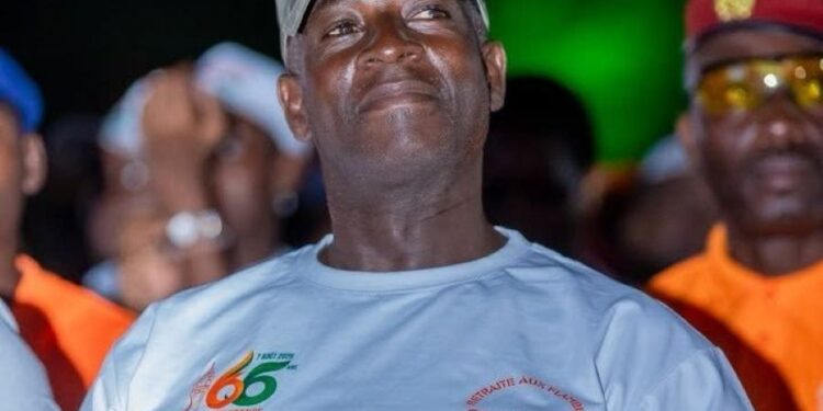 Concerto pour l’Indépendance : Une des très rares sorties détente de Chérif Ousmane