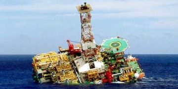Gabon : 5 disparus après le naufrage d’une plateforme pétrolière